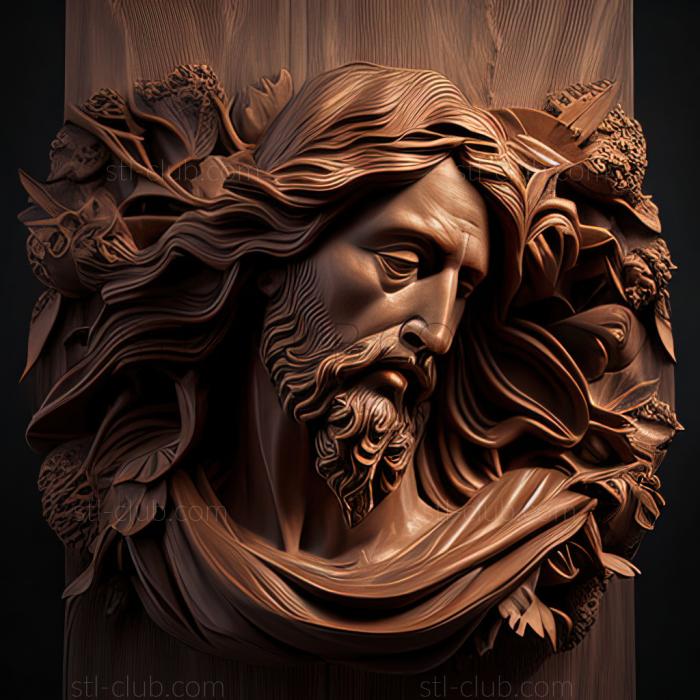 3D model st jesus (STL)